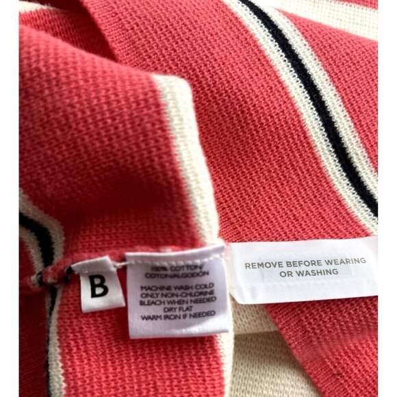 Loft Citrus Stripe Sweater Boatneck XXSP - Picture 5 of 5